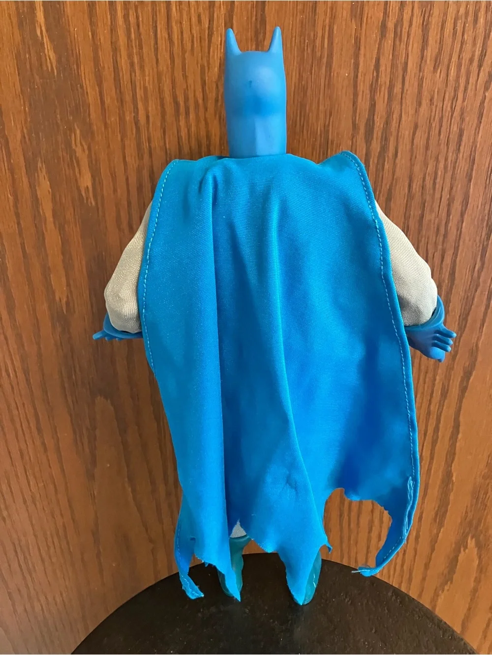 Posable Batman Figure Doll 12” Vintage 90s Toy - Blue Suit DC Comics Embroidered